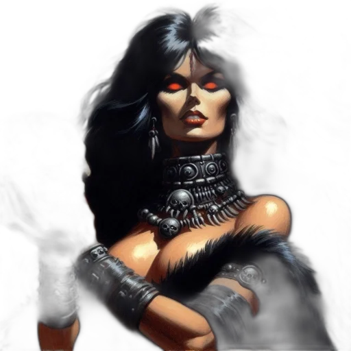 fantasy art, concept art, comic book art, photorealistic transparent PNG cut-out