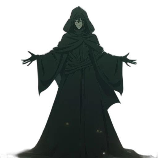 staff, jacket, creature, mask transparent PNG cut-out