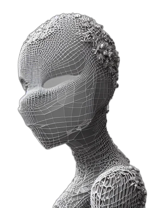 mask, face, robot, hat transparent PNG cut-out
