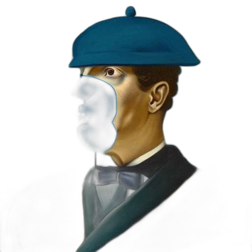 mask, hat, face, staff transparent PNG cut-out