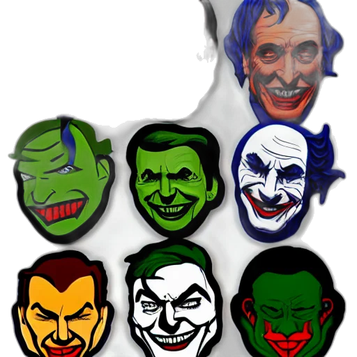 mask, comic book art, concept art, die transparent PNG cut-out