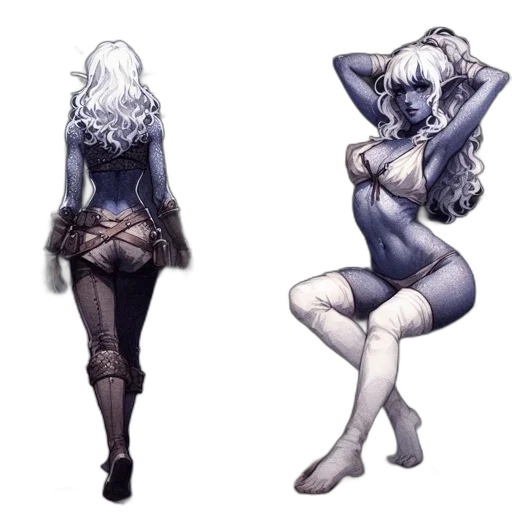 dress, concept art, fantasy art, pixel art transparent PNG cut-out