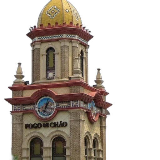 building, 3d render, photorealistic, yellow transparent PNG cut-out