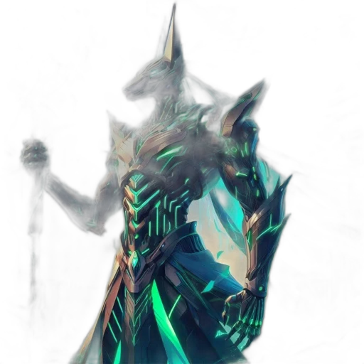 dragon, mask, creature, sword transparent PNG cut-out