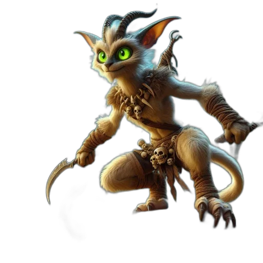 dragon, creature, staff, weapon transparent PNG cut-out
