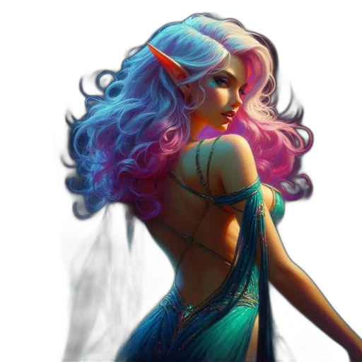 dress, fantasy art, concept art, pixel art transparent PNG cut-out