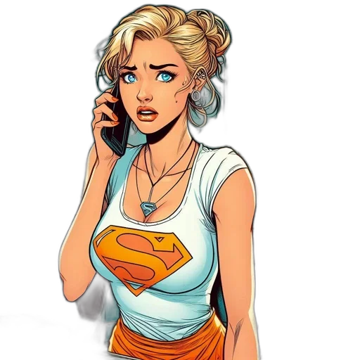 comic book art, concept art, cartoon, fantasy art transparent PNG cut-out