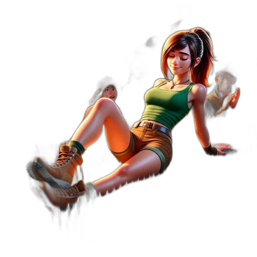 weapon, staff, concept art, 3d render transparent PNG cut-out