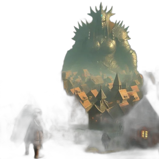 dragon, crown, concept art, fantasy art transparent PNG cut-out