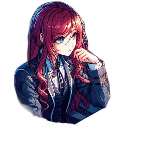 jacket, crown, face, weapon transparent PNG cut-out