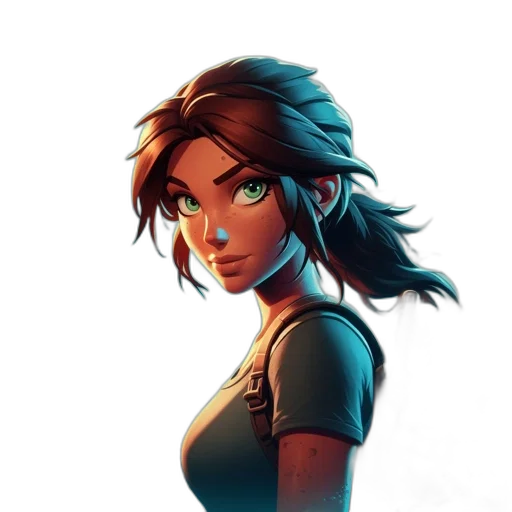 face, staff, weapon, concept art transparent PNG cut-out