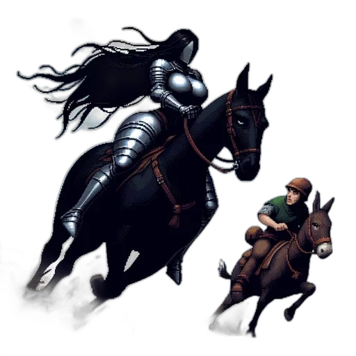 concept art, fantasy art, pixel art, comic book art transparent PNG cut-out