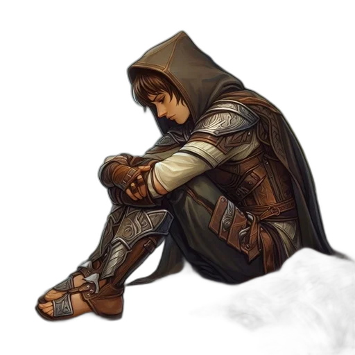 sword, jacket, fantasy art, concept art transparent PNG cut-out