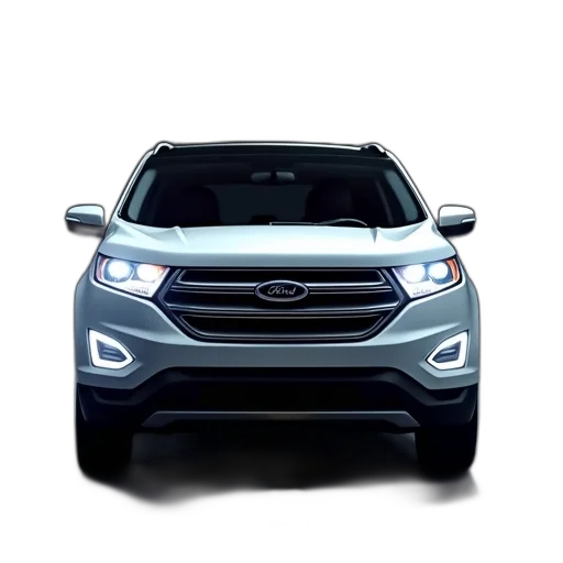 car, white, 2017, ford transparent PNG cut-out