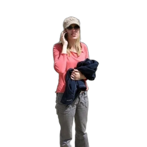 jacket, staff, hat, 3d render transparent PNG cut-out