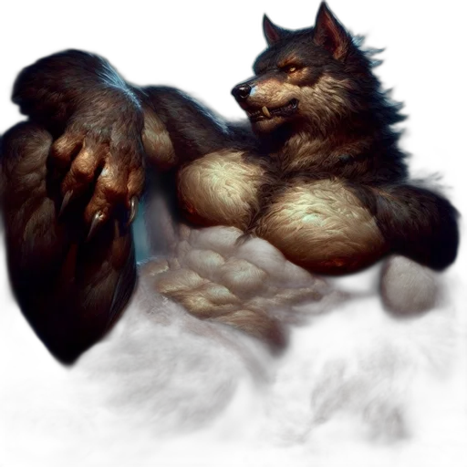 animal, creature, staff, weapon transparent PNG cut-out