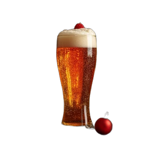 food, crown, 3d render, christmas transparent PNG cut-out