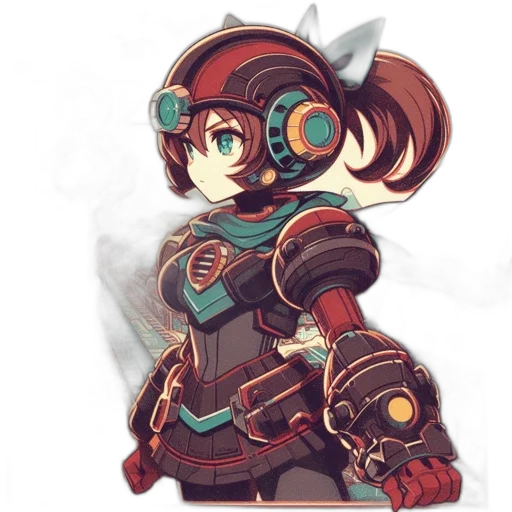 robot, weapon, staff, mask transparent PNG cut-out