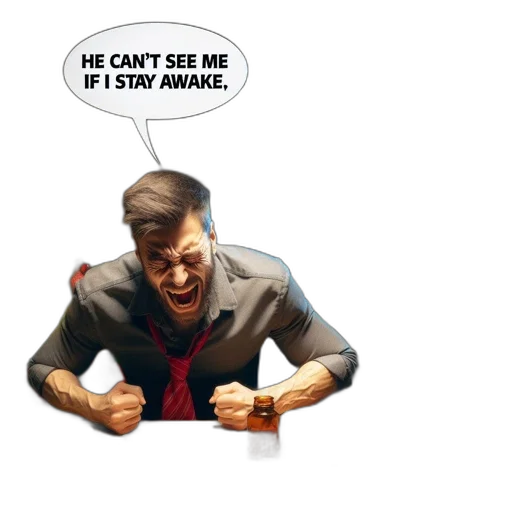 staff, jacket, shoes, comic book art transparent PNG cut-out