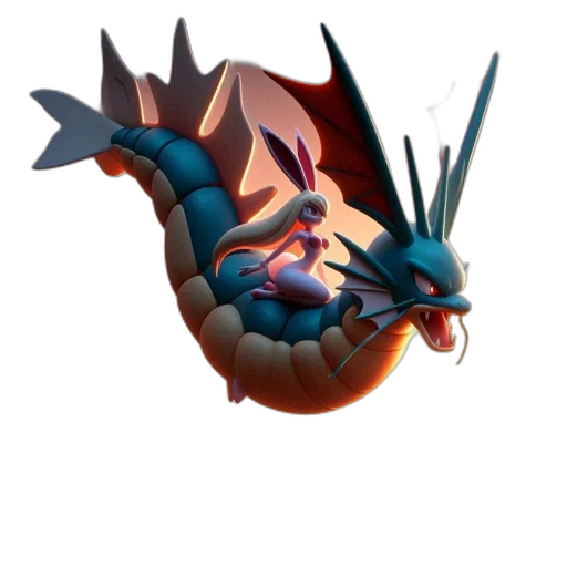 dragon, creature, animal, weapon transparent PNG cut-out