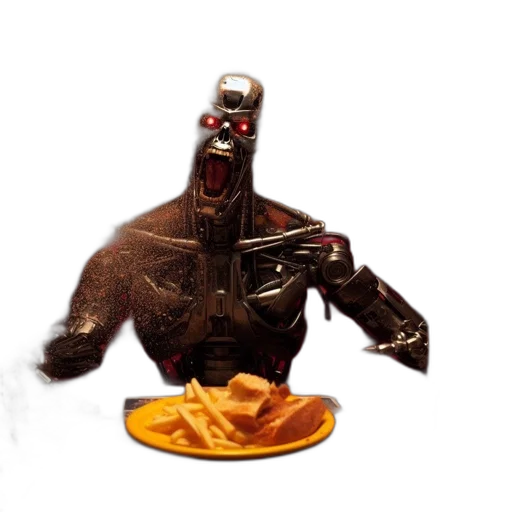 robot, food, creature, animal transparent PNG cut-out
