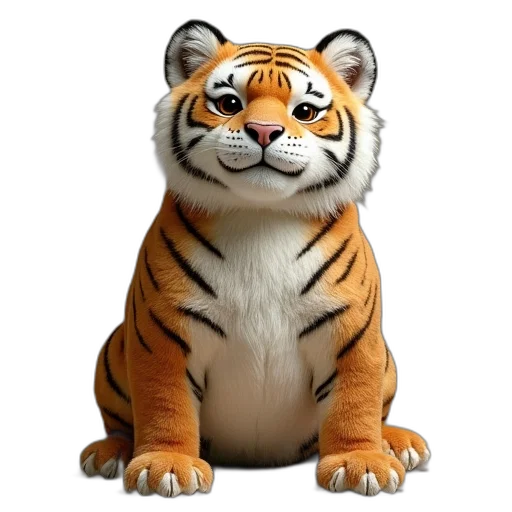 animal, creature, 3d render, photorealistic transparent PNG cut-out