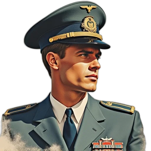 face, staff, jacket, hat transparent PNG cut-out