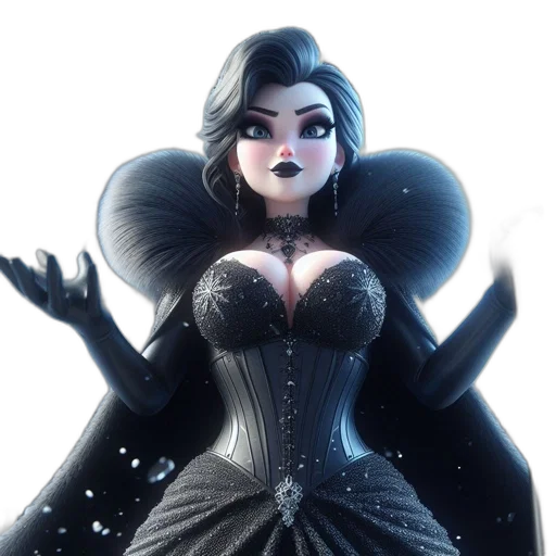 dress, concept art, fantasy art, comic book art transparent PNG cut-out