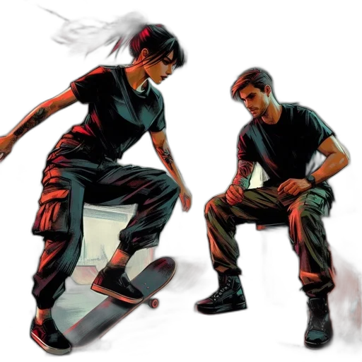 concept art, comic book art, 3d render, pixel art transparent PNG cut-out