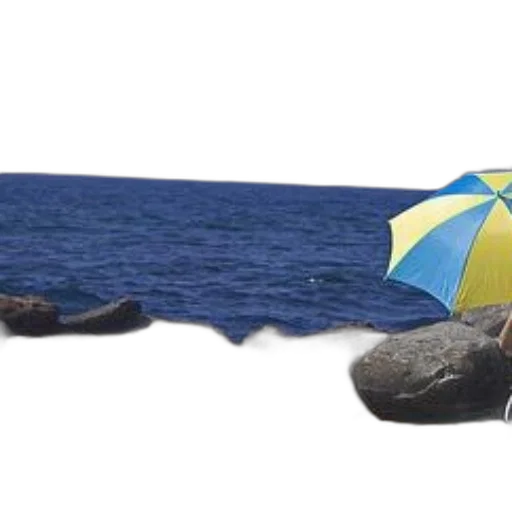 umbrella, staff, hat, jacket transparent PNG cut-out