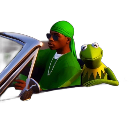 car, animal, 3d render, concept art transparent PNG cut-out