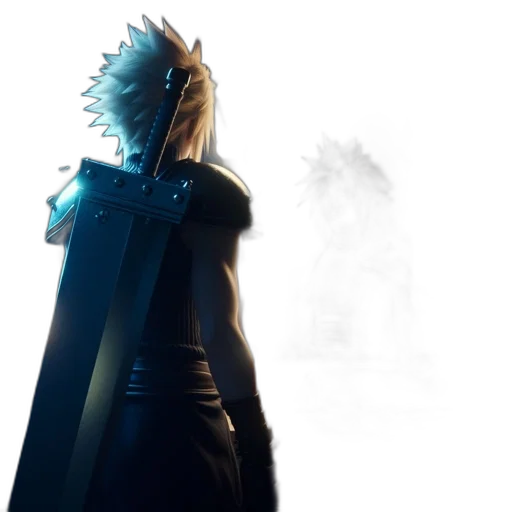 mask, jacket, weapon, sword transparent PNG cut-out