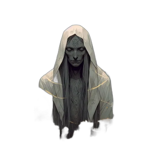 creature, mask, face, staff transparent PNG cut-out