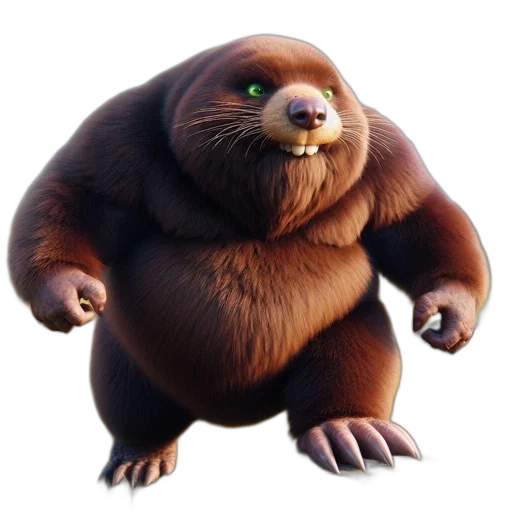 animal, creature, concept art, 3d render transparent PNG cut-out