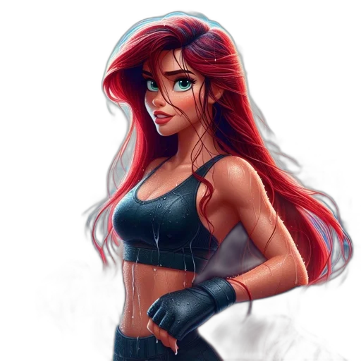 comic book art, concept art, fantasy art, cartoon transparent PNG cut-out