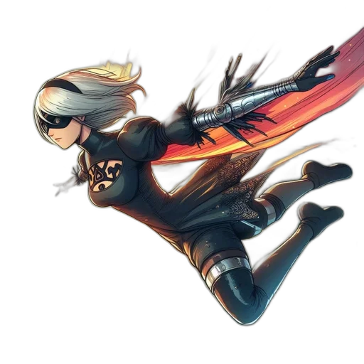 weapon, sword, staff, jacket transparent PNG cut-out