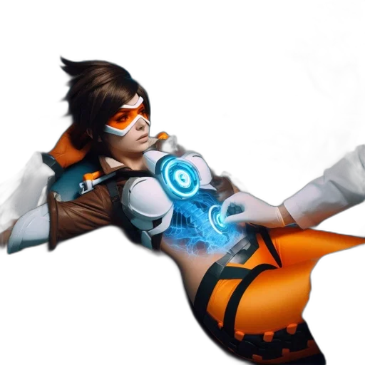 staff, weapon, jacket, robot transparent PNG cut-out