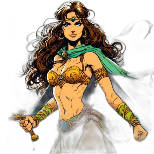 jewelry, comic book art, fantasy art, concept art transparent PNG cut-out