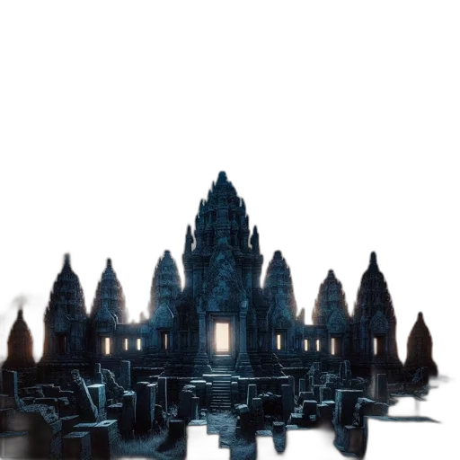 crown, building, concept art, pixel art transparent PNG cut-out
