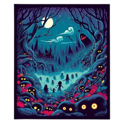 creature, tree, concept art, fantasy art transparent PNG cut-out