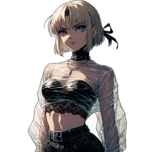 dress, jacket, robot, flower transparent PNG cut-out