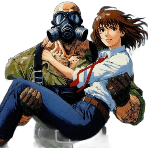 mask, jacket, concept art, comic book art transparent PNG cut-out
