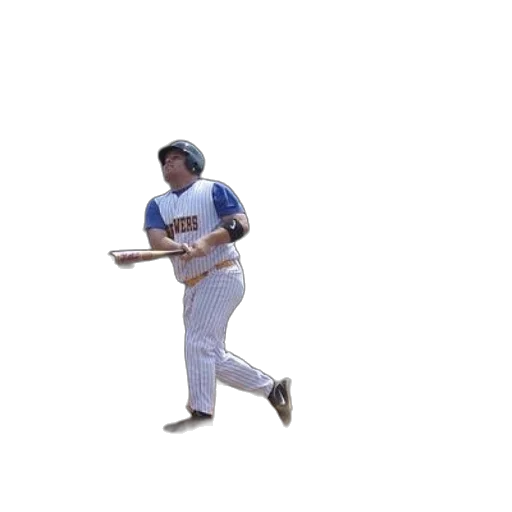 3d render, baseball, player, swings transparent PNG cut-out
