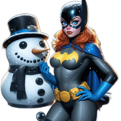 comic book art, concept art, cartoon, snow transparent PNG cut-out