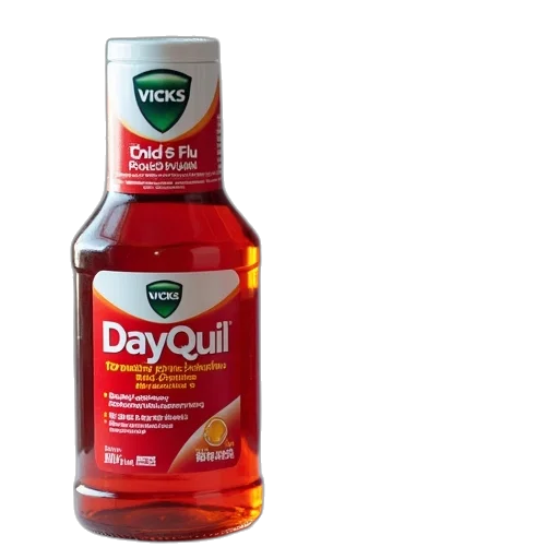 bottle, vicks, dayquil, cold transparent PNG cut-out