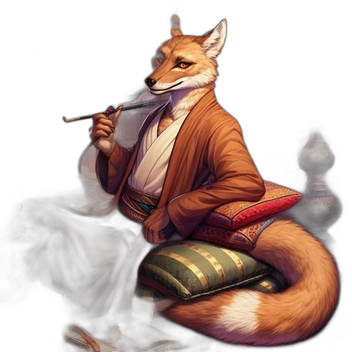 staff, jacket, sword, fantasy art transparent PNG cut-out