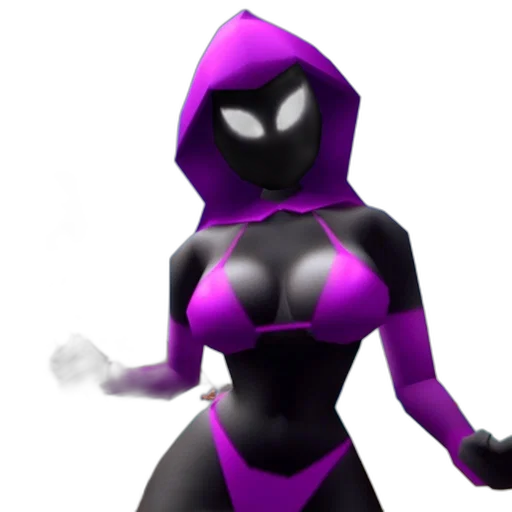 mask, dress, robot, 3d render transparent PNG cut-out