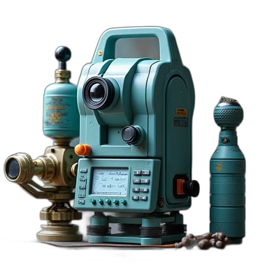 robot, 3d render, concept art, green transparent PNG cut-out