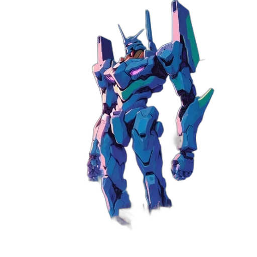robot, weapon, concept art, 3d render transparent PNG cut-out
