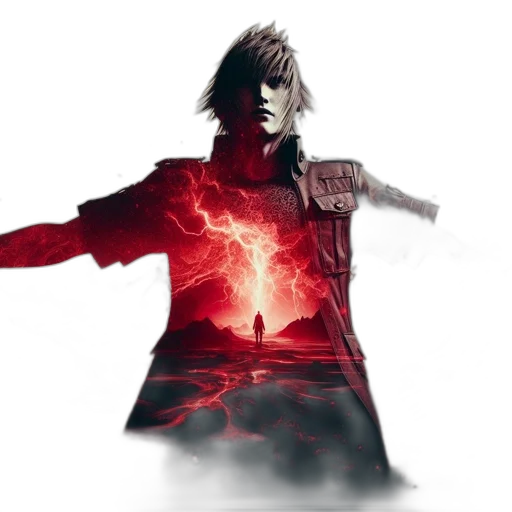 jacket, concept art, fantasy art, cyberpunk transparent PNG cut-out